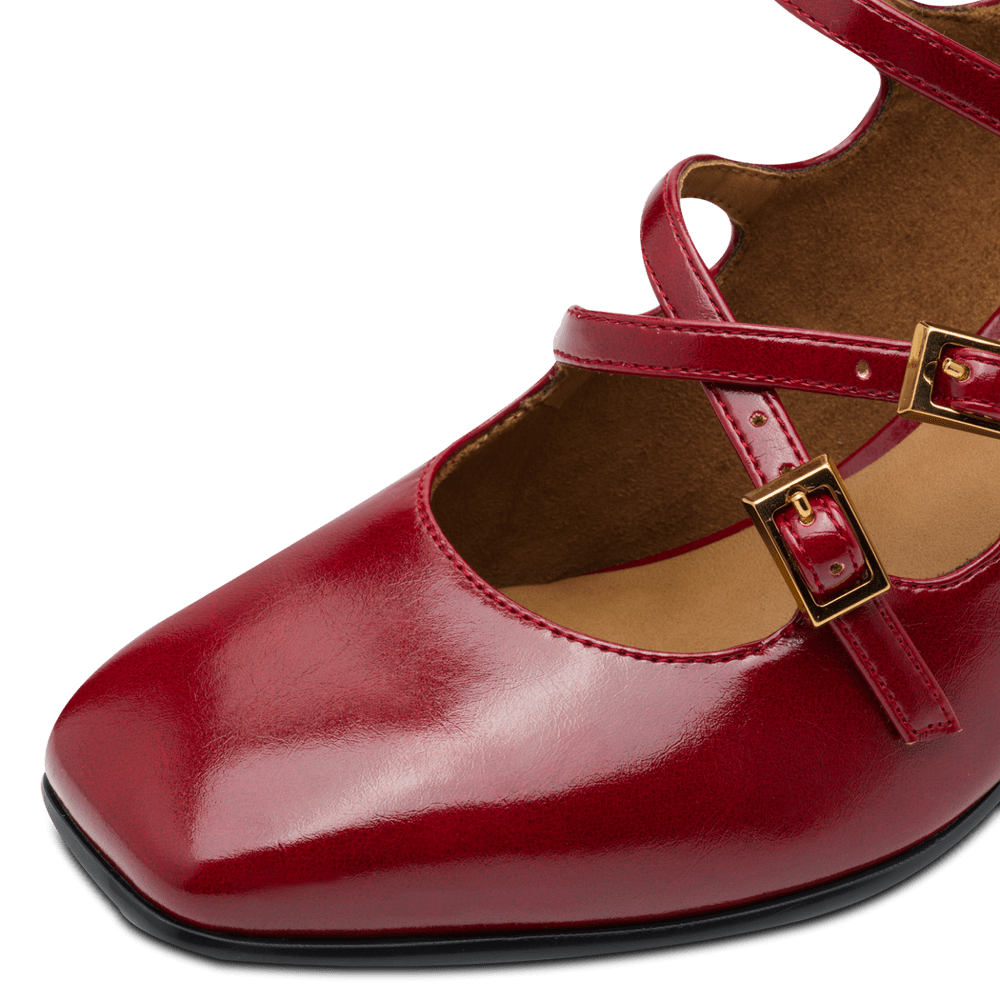 Pantofi Cu Toc Tamaris 1-22458-45 Rosii