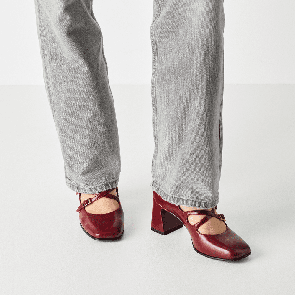 Pantofi Cu Toc Tamaris 1-22458-45 Rosii