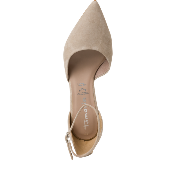 Pantofi Piele Naturala Olimpia Ivory - Tamaris