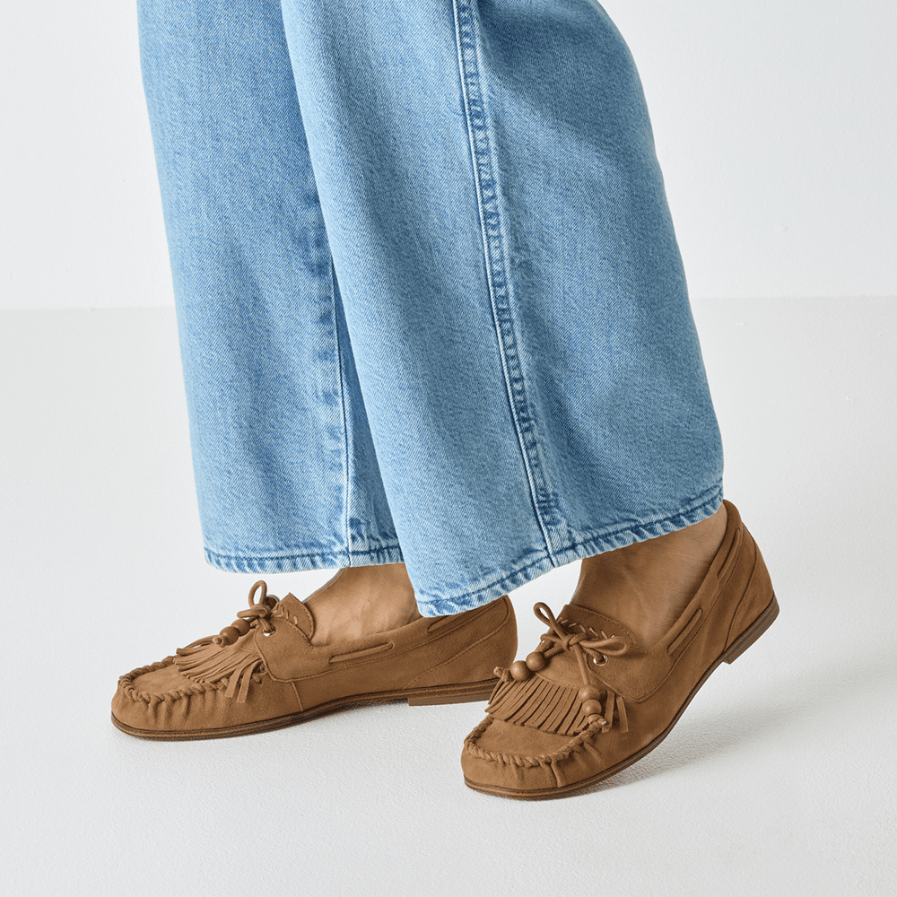 Mocasini Piele Naturala  1-23208-46-310 CAMEL - Tamaris