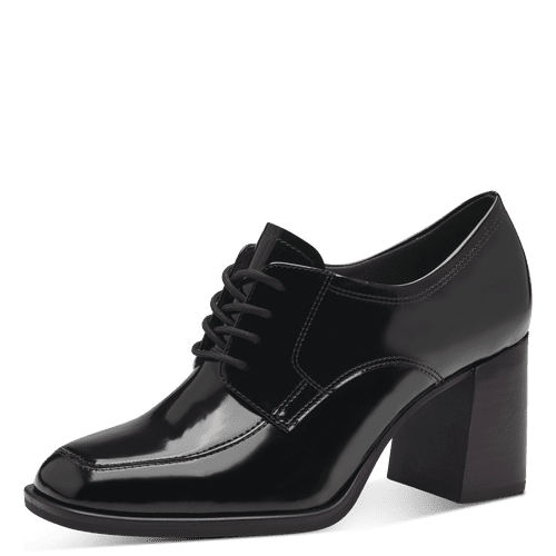 Pantofi Piele Naturala Zenda Black - Tamaris