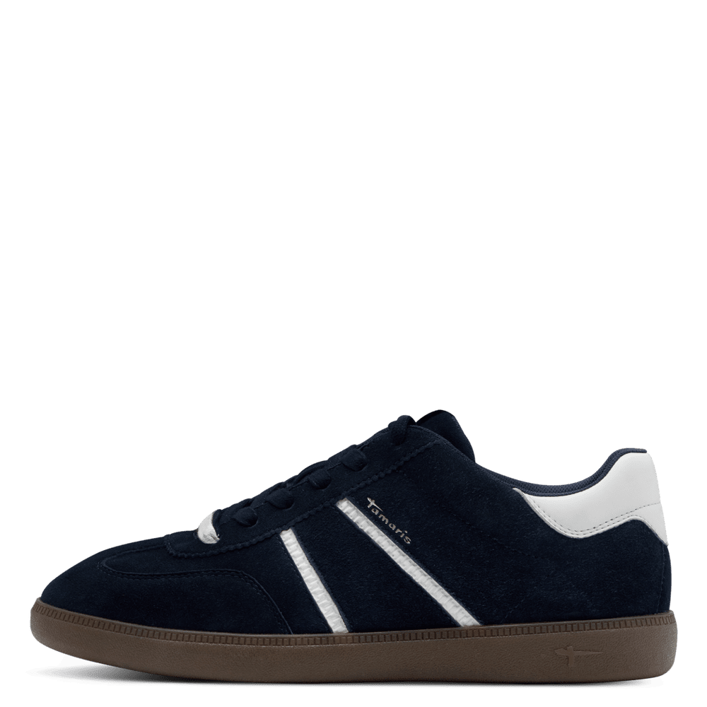 Sneakers Piele Naturala Audry Navy - Tamaris