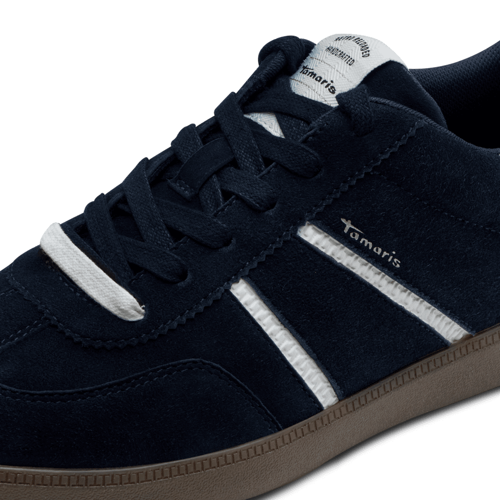 Sneakers Piele Naturala Audry Navy - Tamaris