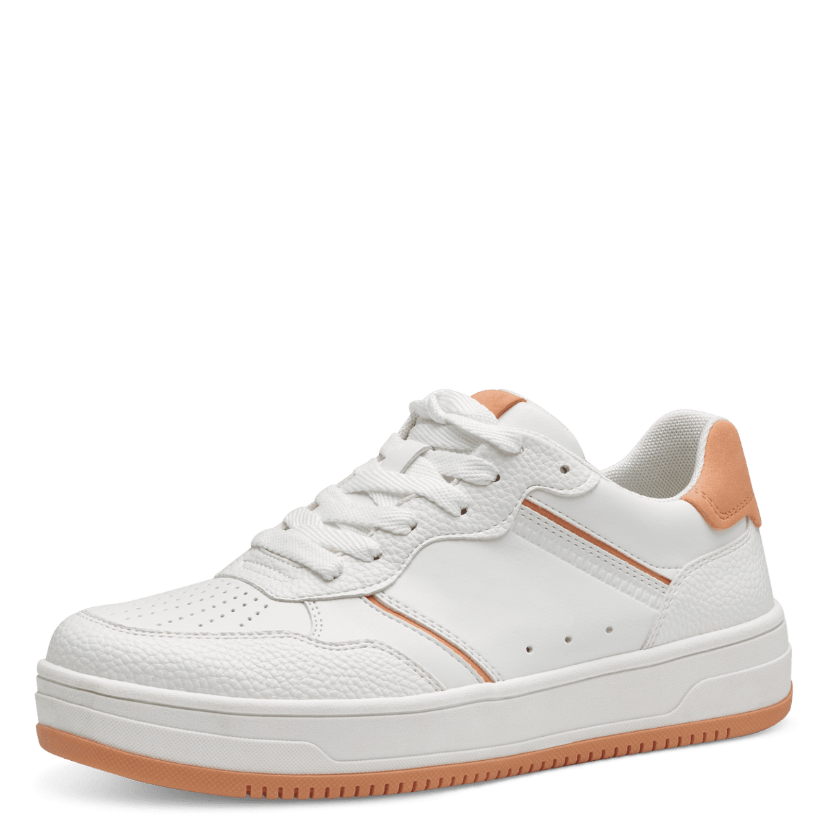 Pantofi Sport ARERNA WHITE/ORANGE - Tamaris