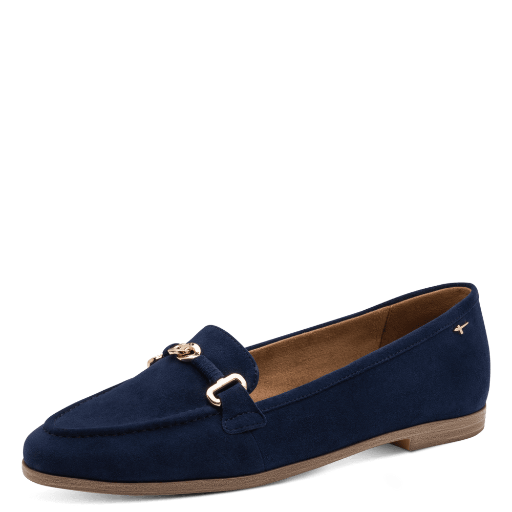 Loafers Piele Naturala Tina Blue  - Tamaris