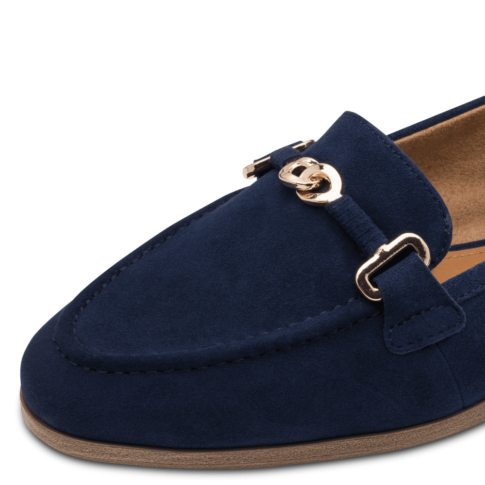 Loafers Piele Naturala Tina Blue  - Tamaris