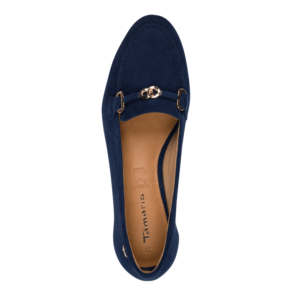 Loafers Piele Naturala Tina Blue  - Tamaris