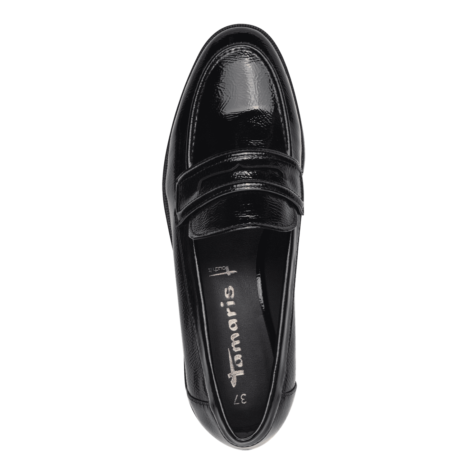 Pantofi Bia Black Patent - Tamaris