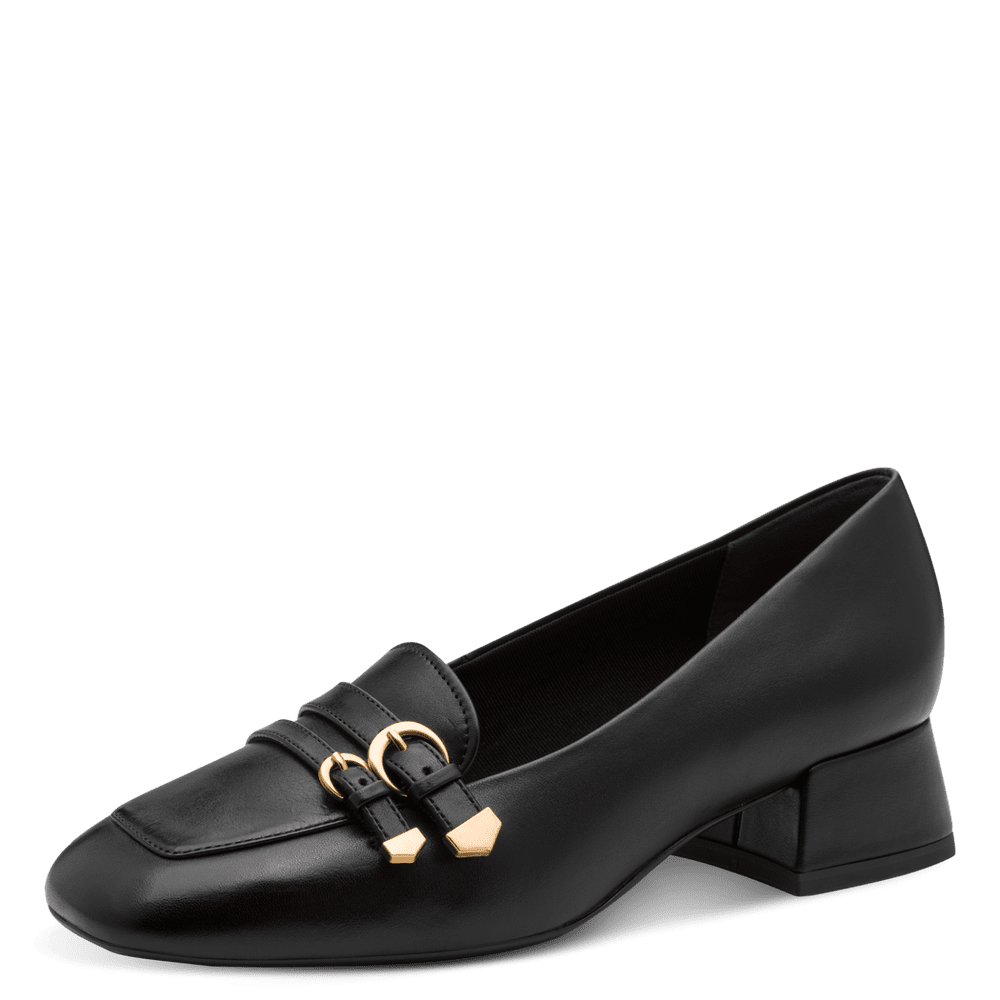 Pantofi Piele Naturala Soha Black - Tamaris