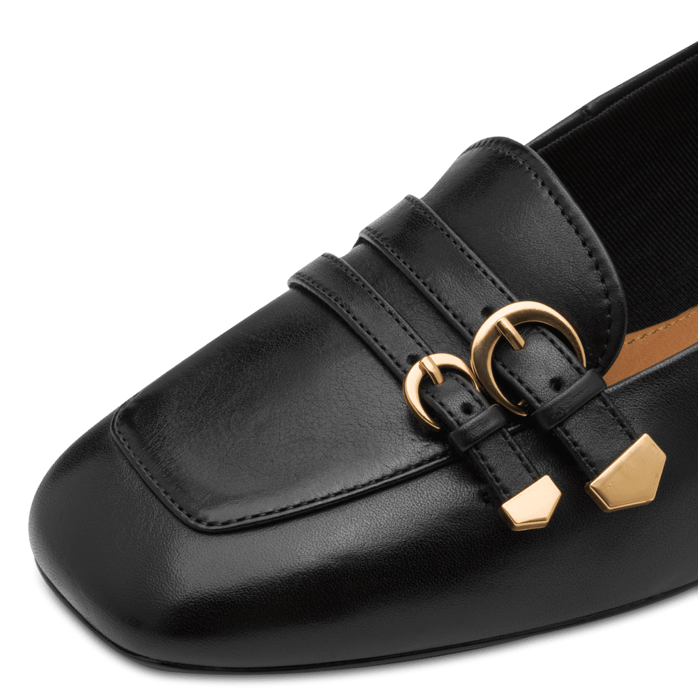 Pantofi Piele Naturala Soha Black - Tamaris