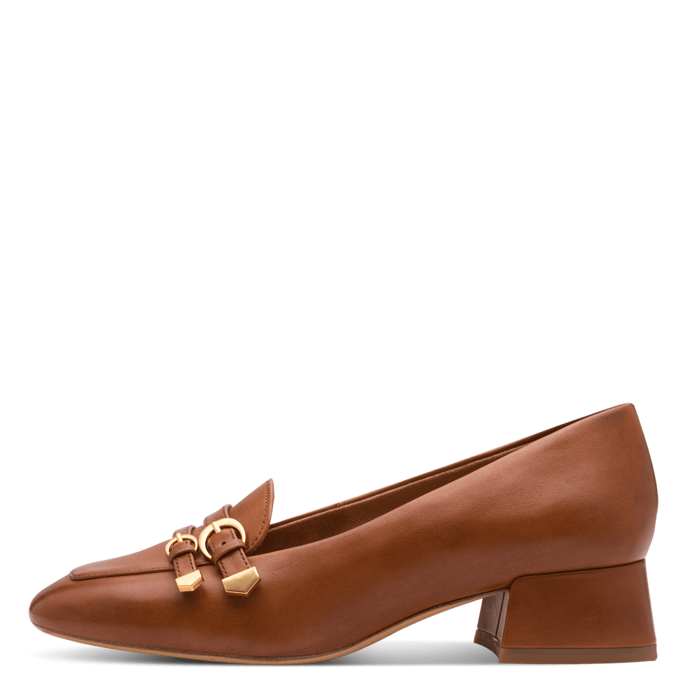 Pantofi Piele Naturala Soha COGNAC- Tamaris