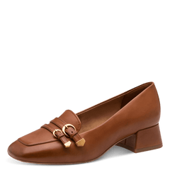 Pantofi Piele Naturala Soha COGNAC- Tamaris