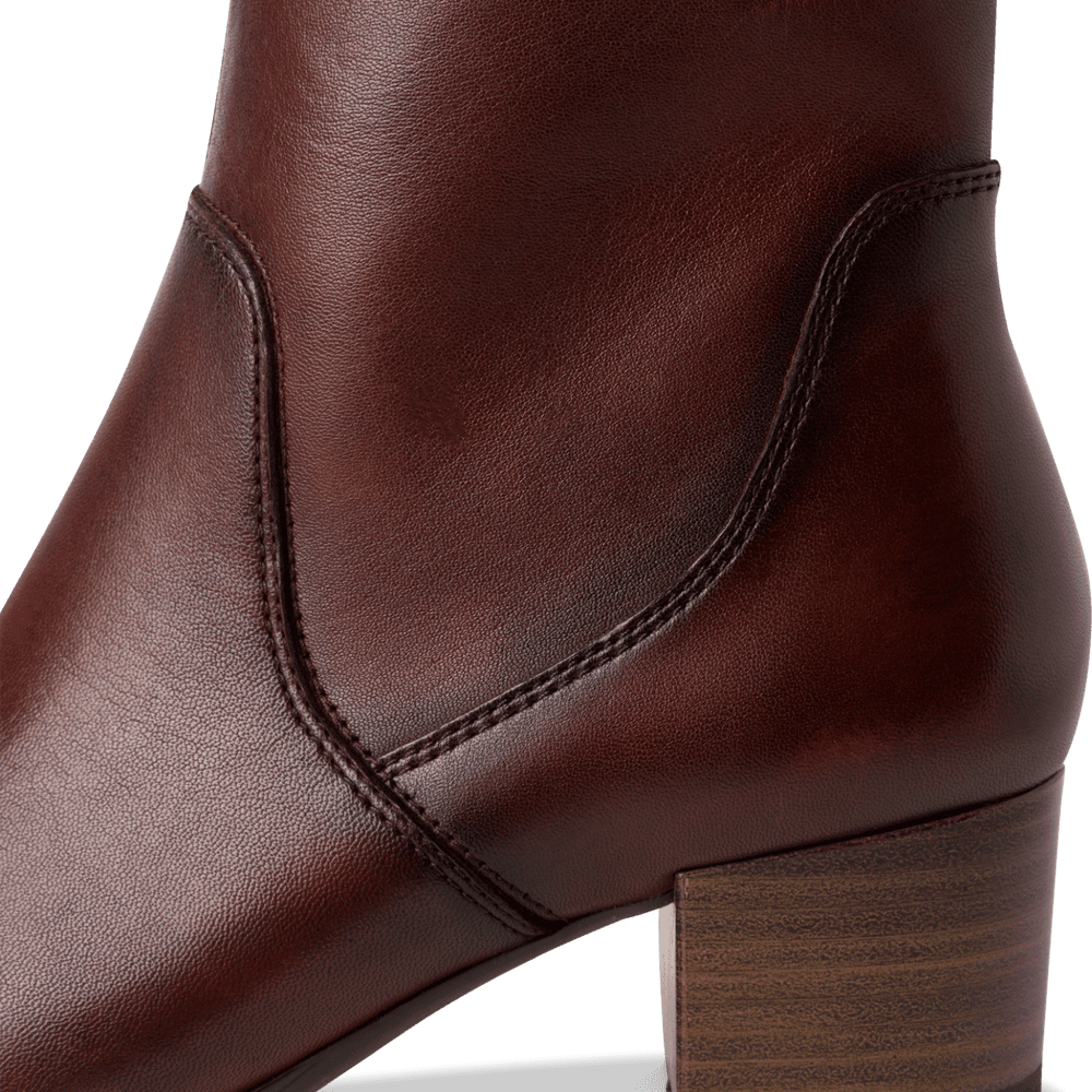 Ghete  1-25032-43-348 COGNAC LEATHER - Tamaris