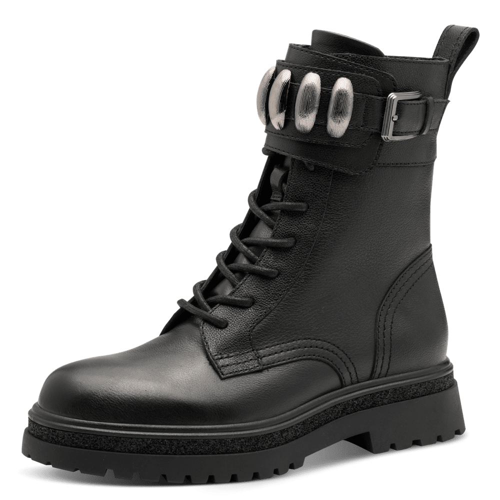 Ghete Piele Naturala 1-25284-45 Black - Tamaris