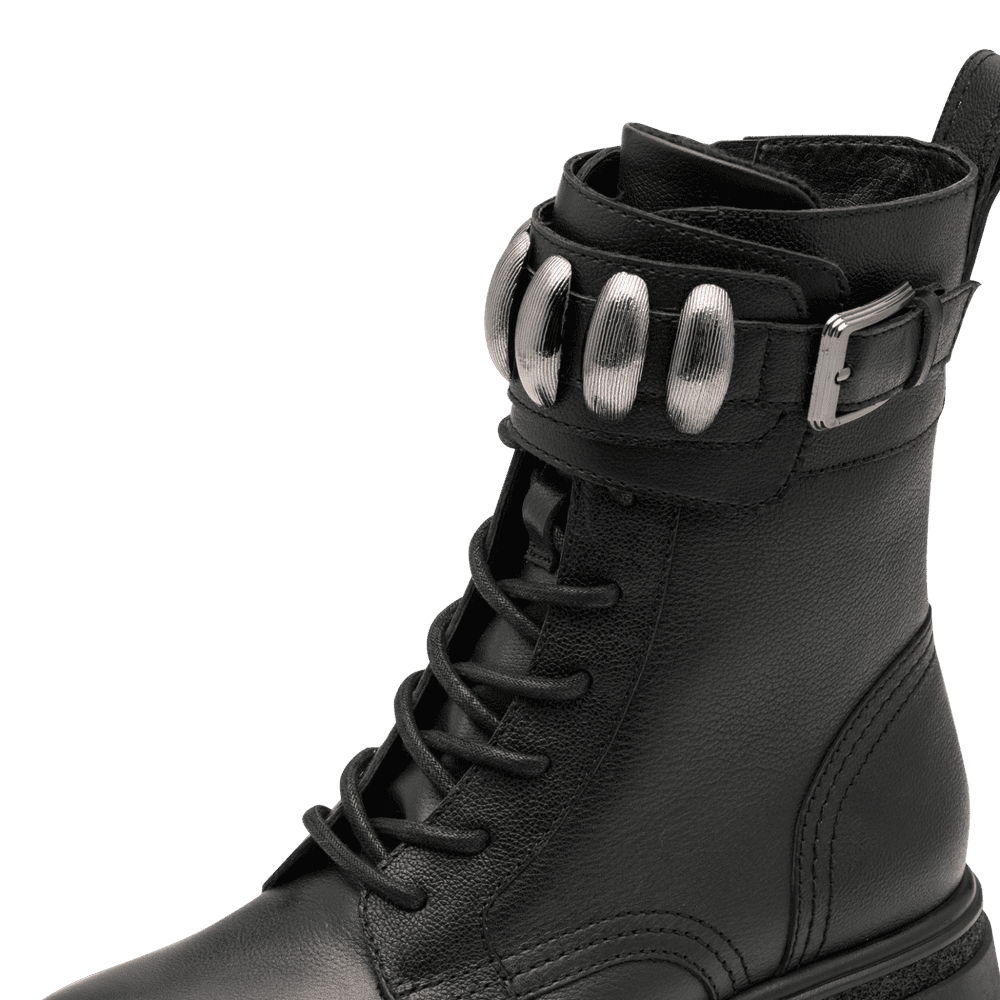 Ghete Piele Naturala 1-25284-45 Black - Tamaris