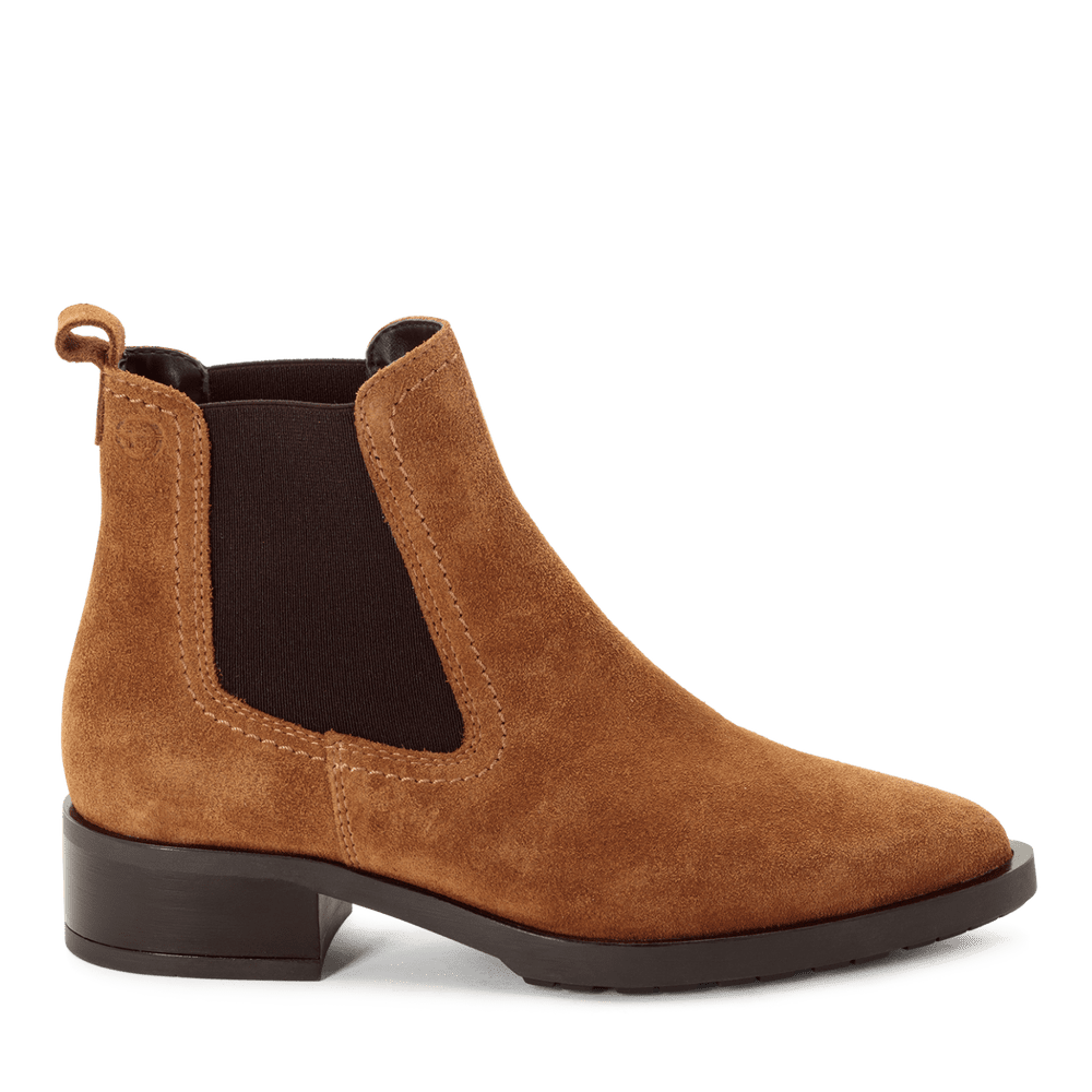 Botine Piele Naturala 1-25322-45 Cognac - Tamaris