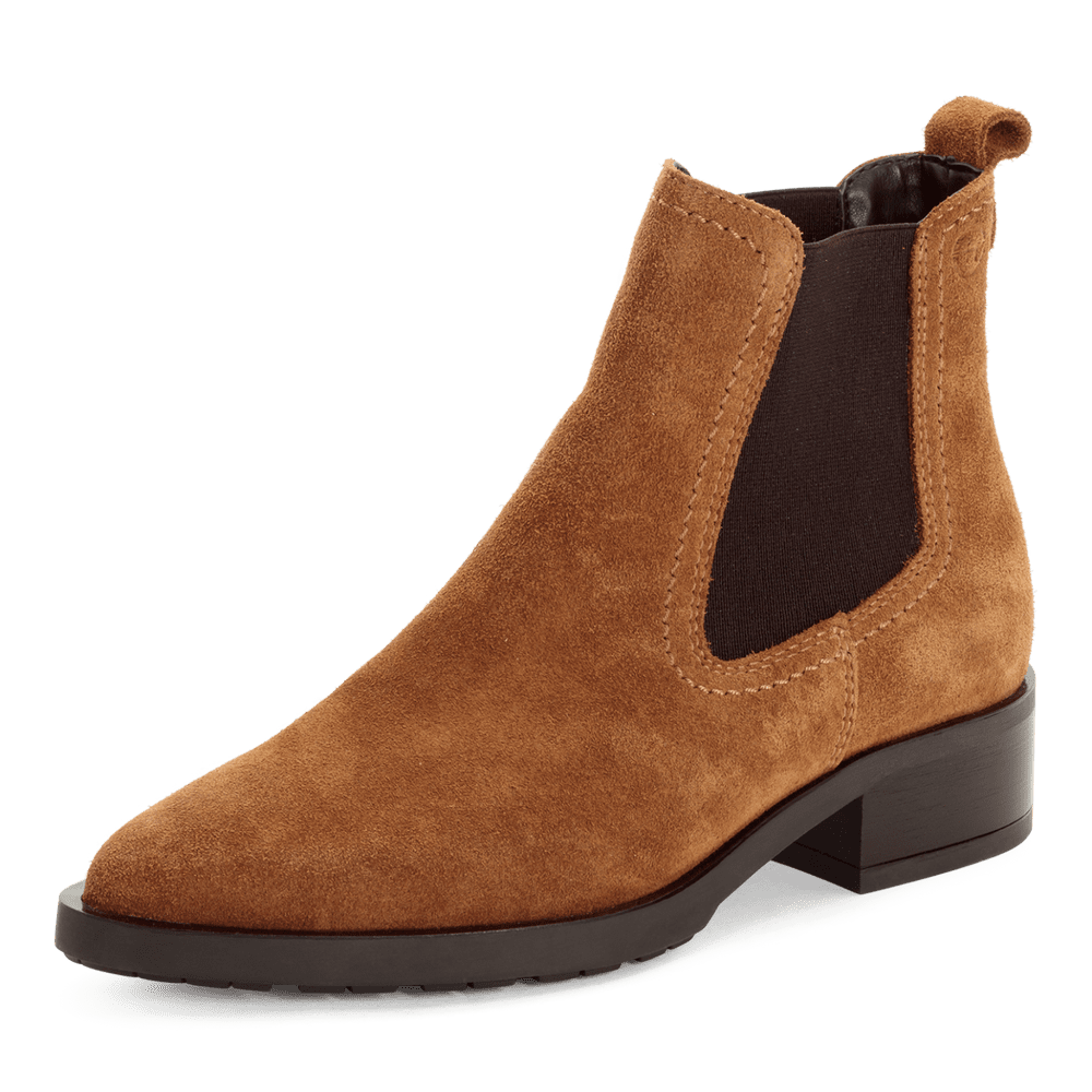 Botine Piele Naturala 1-25322-45 Cognac - Tamaris