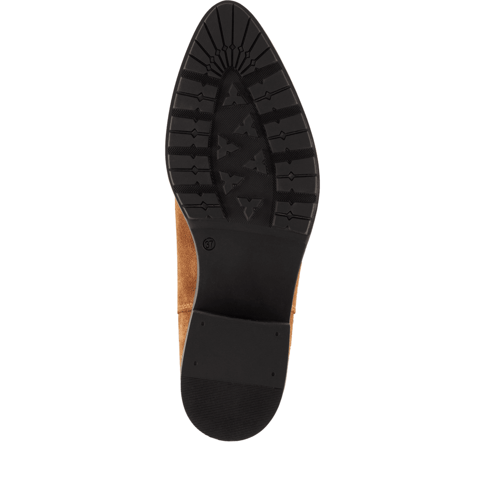 Botine Piele Naturala 1-25322-45 Cognac - Tamaris