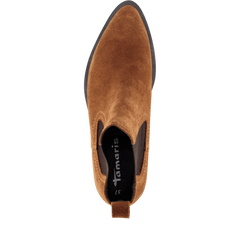 Botine Piele Naturala 1-25322-45 Cognac - Tamaris
