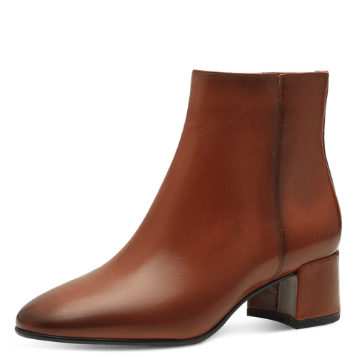 Ghete Piele Naturala Cleopatra Cognac- Tamaris