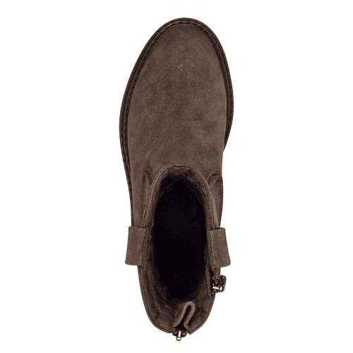 Ghete Piele Naturala Dorothy Taupe- Tamaris