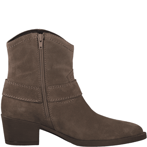 Botine Piele Naturala Kimye Brown - Tamaris