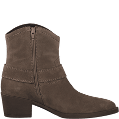 Botine Piele Naturala Kimye Brown - Tamaris