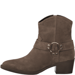 Botine Piele Naturala Kimye Brown - Tamaris