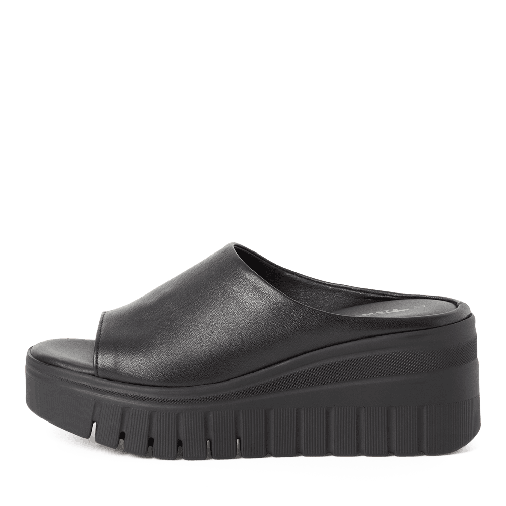 Saboti Piele Naturala Maka Black - Tamaris