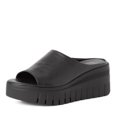 Saboti Piele Naturala Maka Black - Tamaris