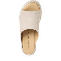 Saboti Piele Naturala Maka Taupe Suede - Tamaris