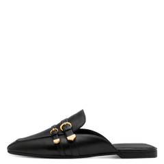 Saboti Piele Naturala Mercury Black - Tamaris