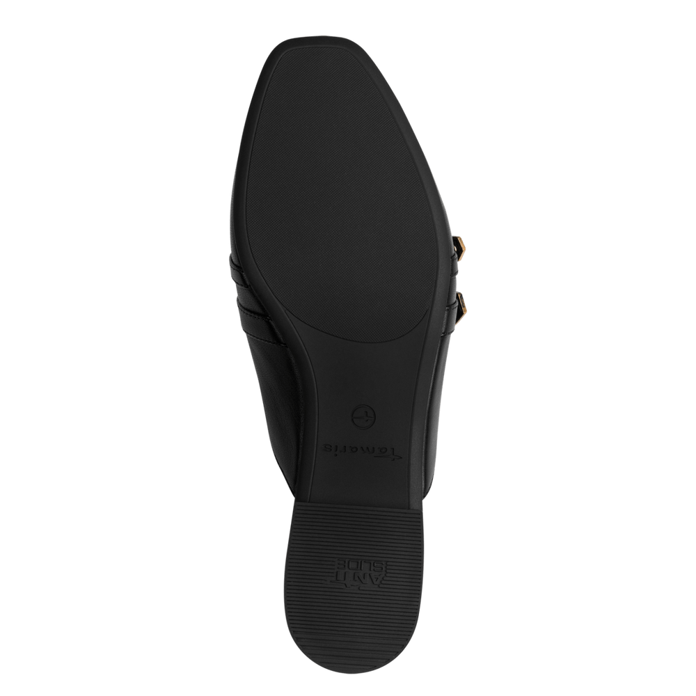 Saboti Piele Naturala Mercury Black - Tamaris