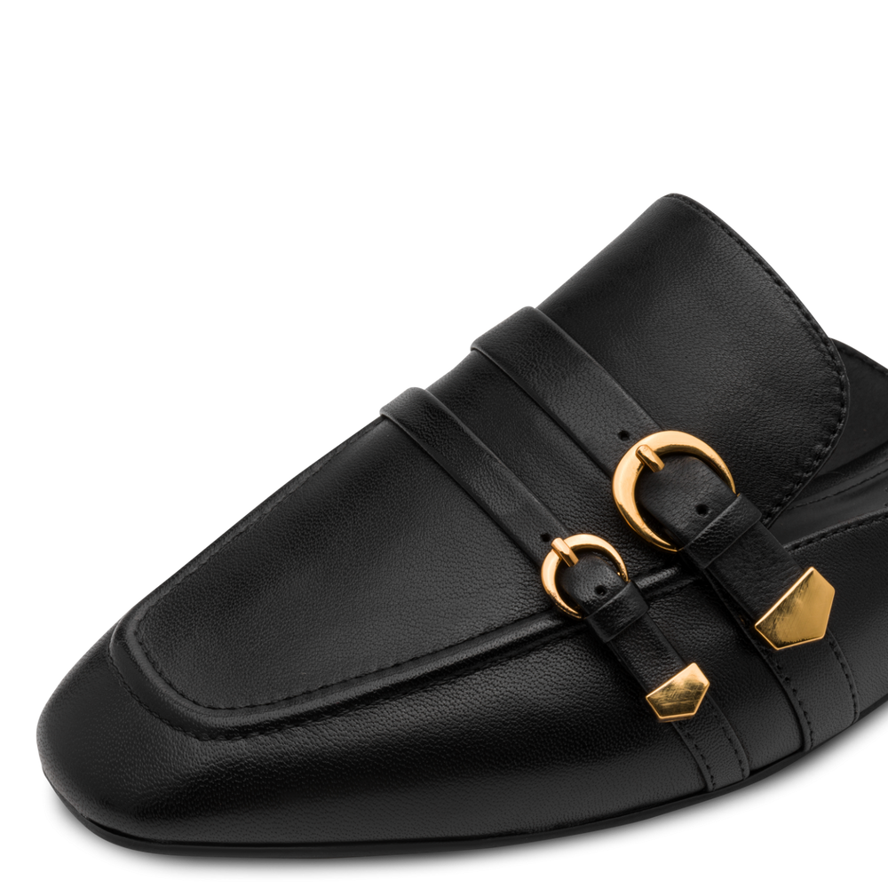 Saboti Piele Naturala Mercury Black - Tamaris