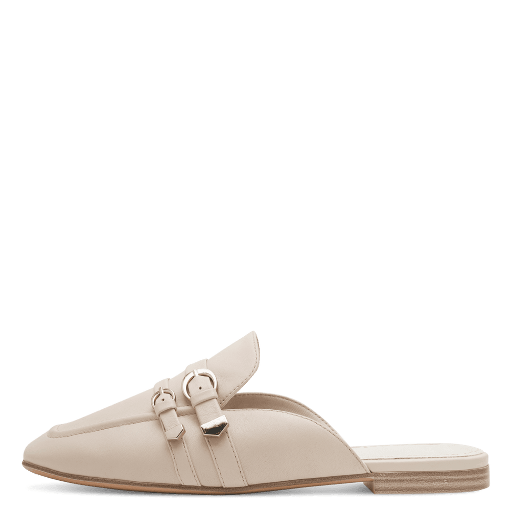 Saboti Piele Naturala Mercury Ivory - Tamaris