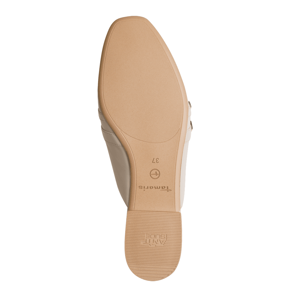 Saboti Piele Naturala Mercury Ivory - Tamaris