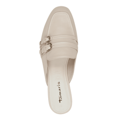 Saboti Piele Naturala Mercury Ivory - Tamaris