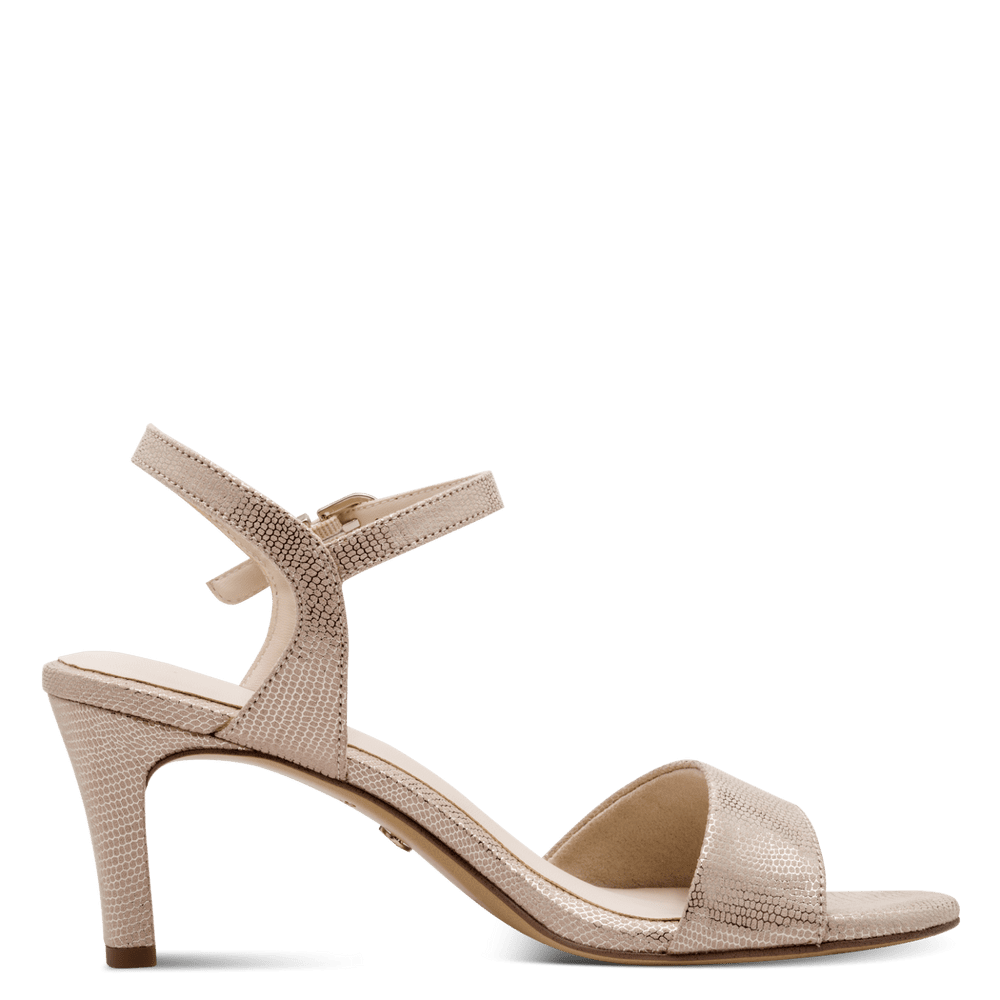 Sandale Cu Toc Baby GOLD STRUCT - Tamaris
