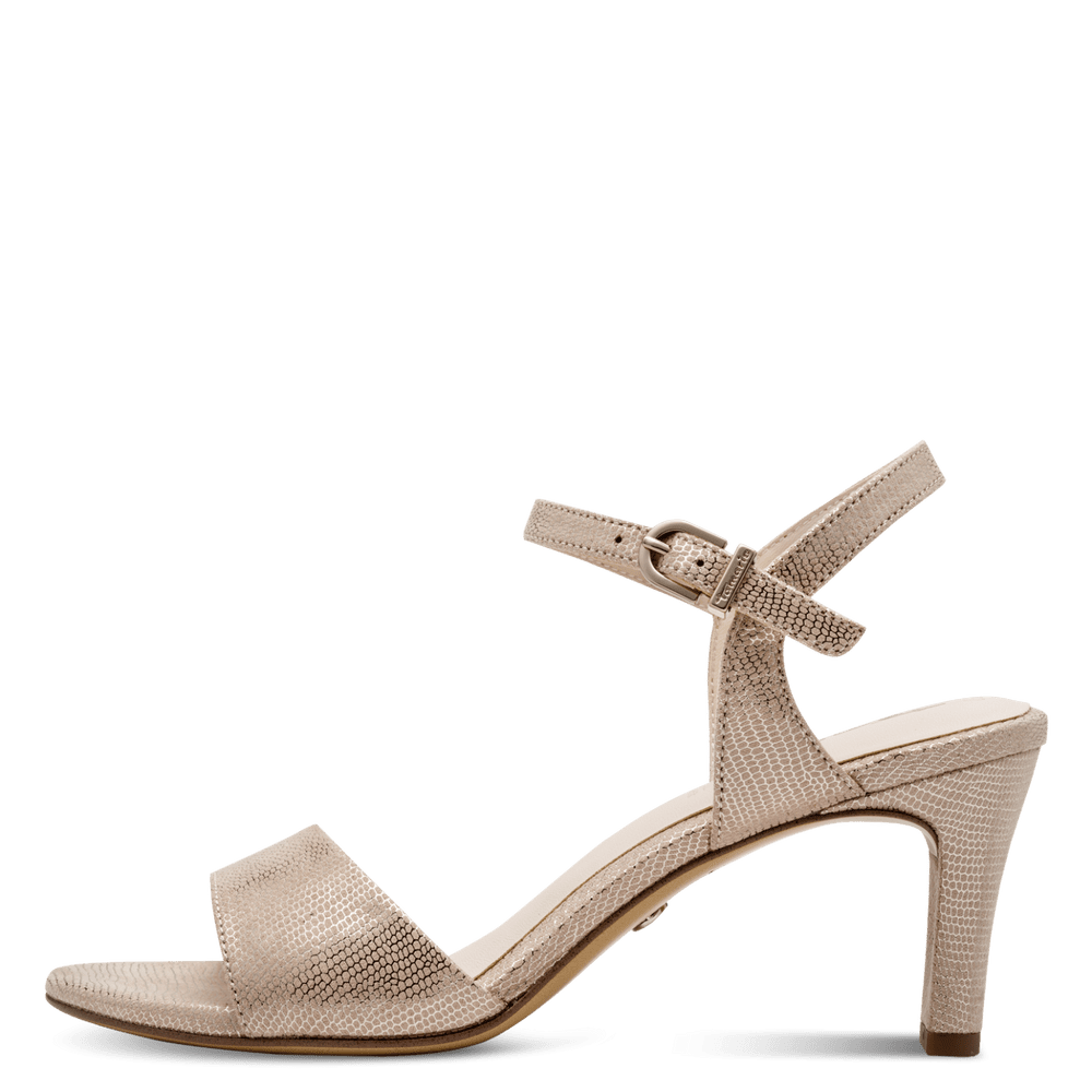 Sandale Cu Toc Baby GOLD STRUCT - Tamaris