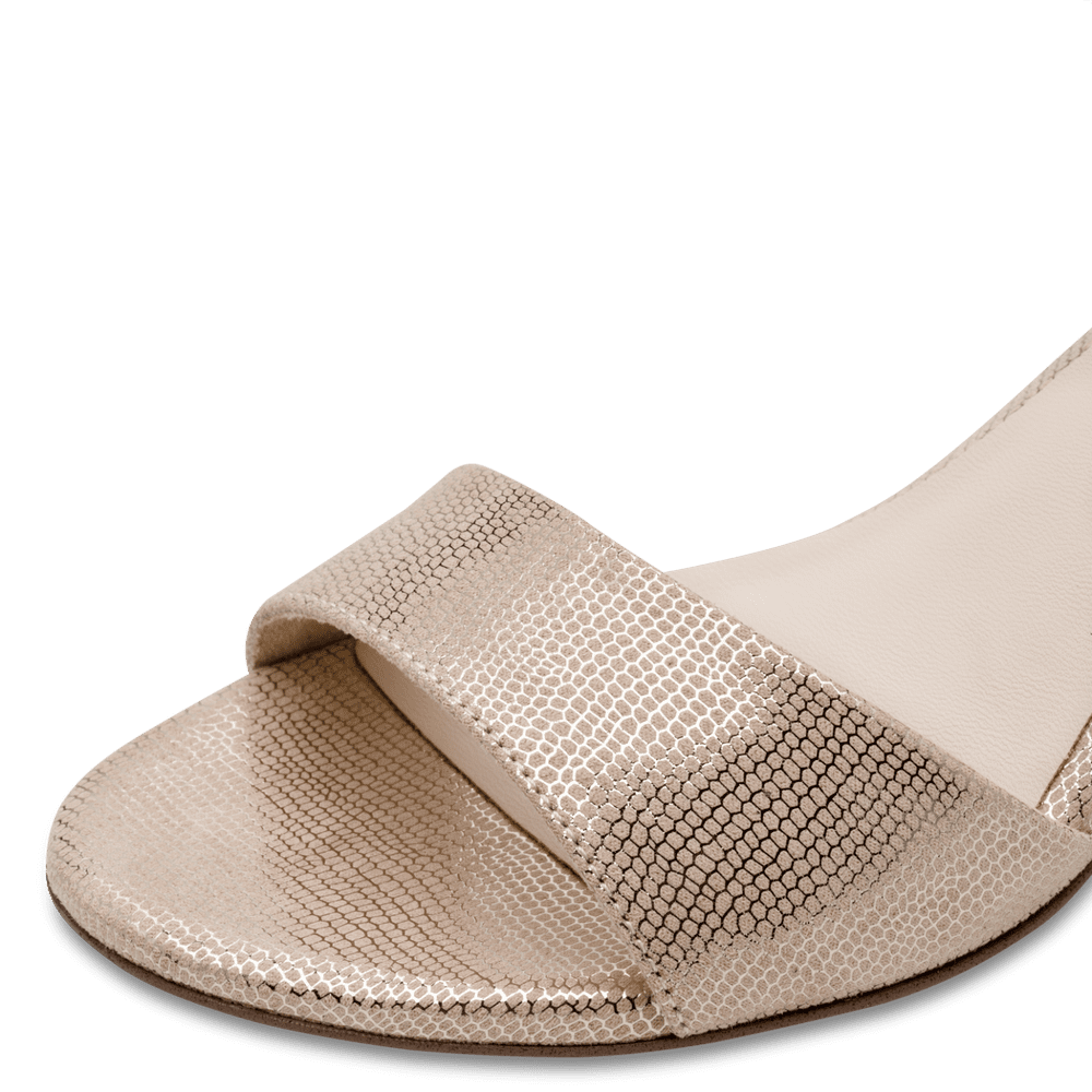 Sandale Cu Toc Baby GOLD STRUCT - Tamaris