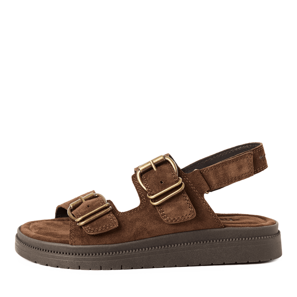 Sandale Piele Naturala Malva Mocca - Tamaris