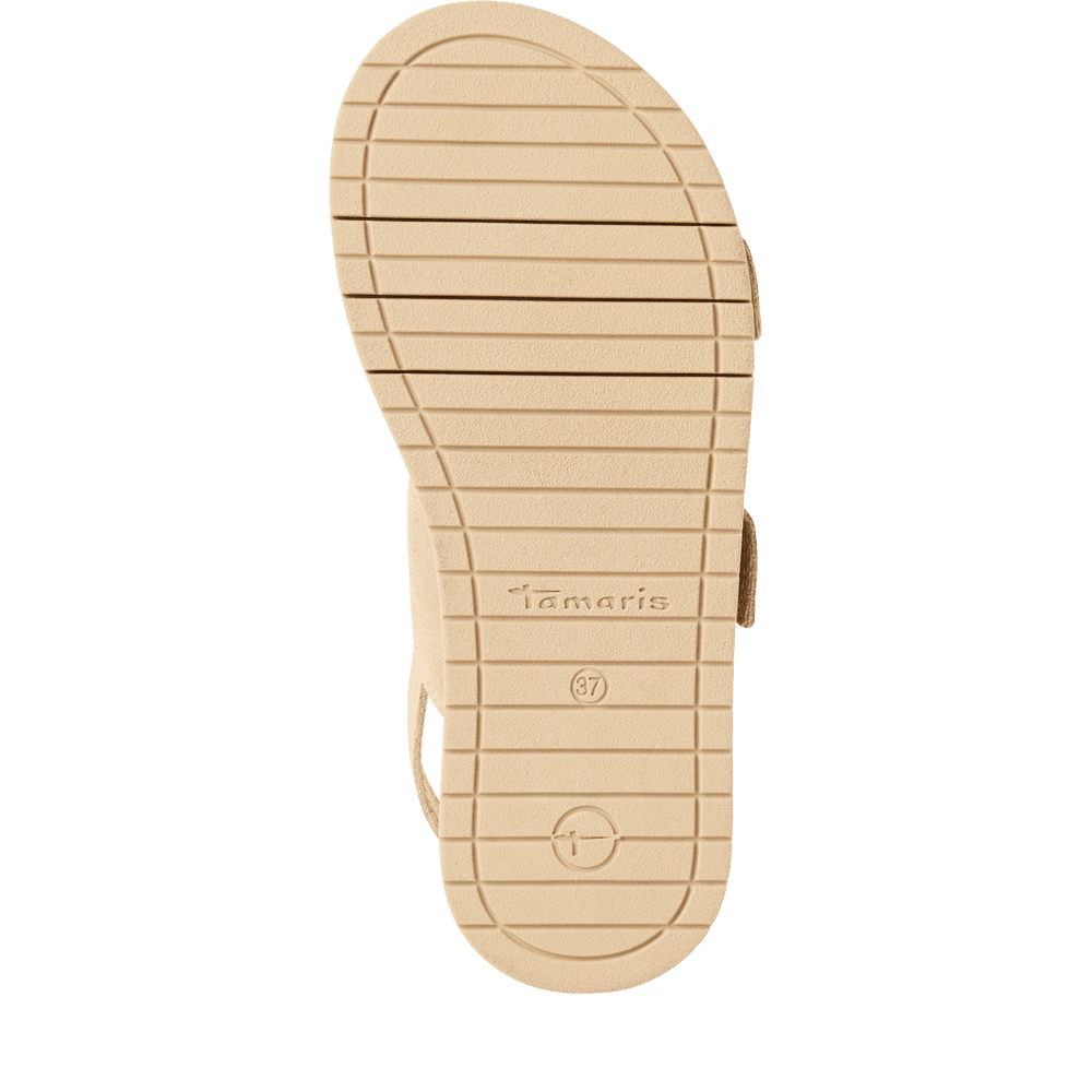 Sandale Piele Naturala Malva Beige - Tamaris