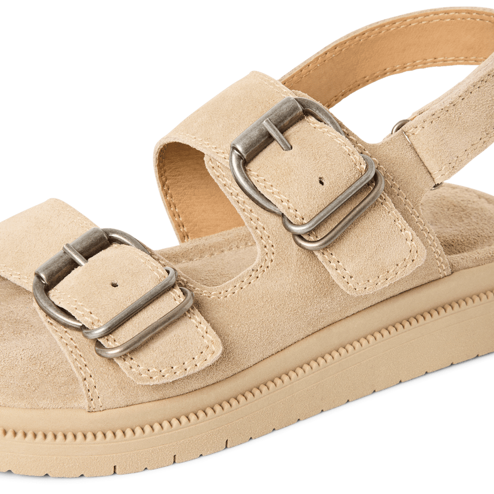 Sandale Piele Naturala Malva Beige - Tamaris