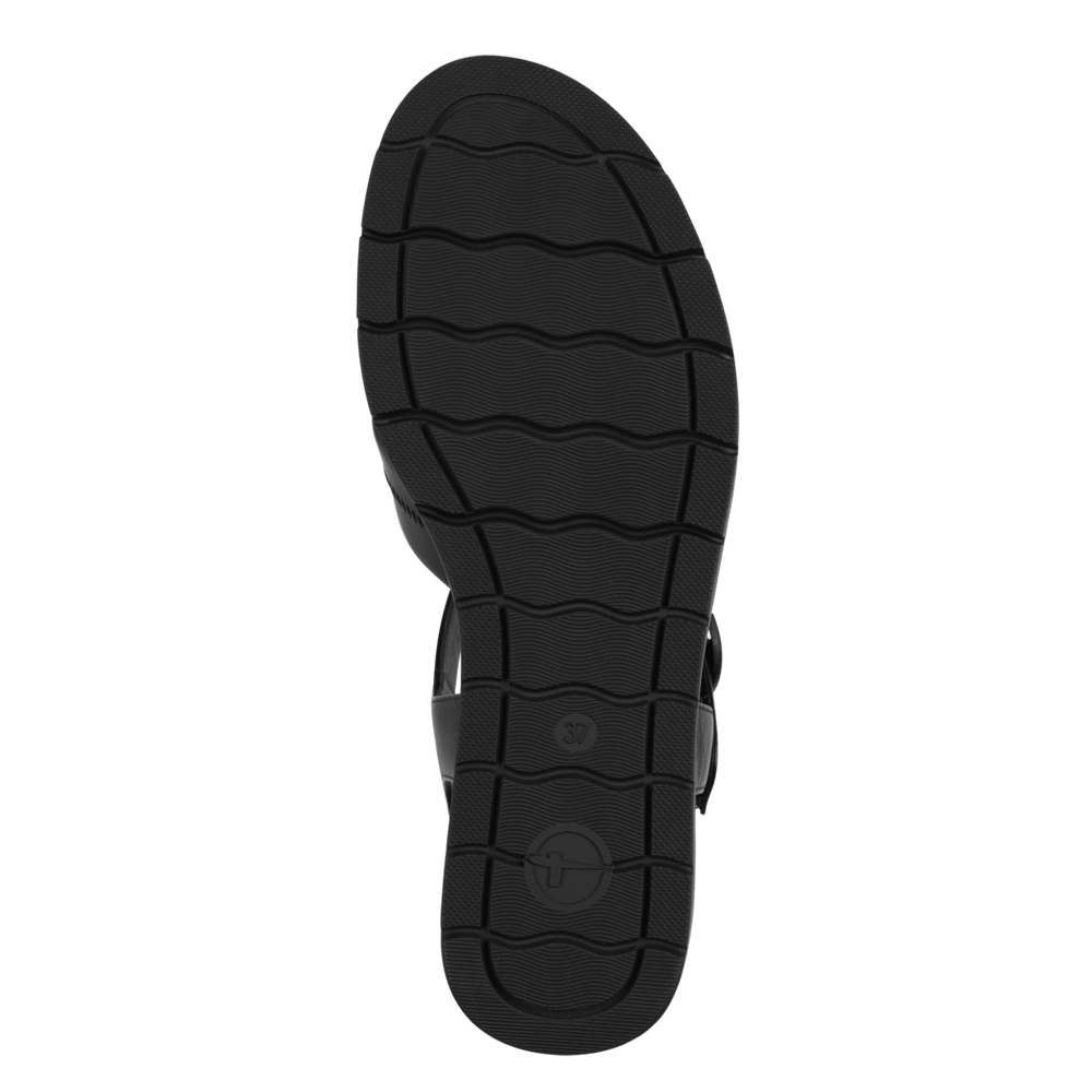 Sandale Piele Naturala Deborah Black - Tamaris