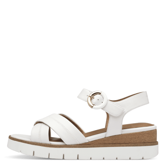 Sandale Piele Naturala Deborah White - Tamaris
