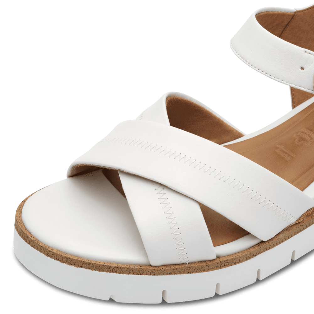 Sandale Piele Naturala Deborah White - Tamaris