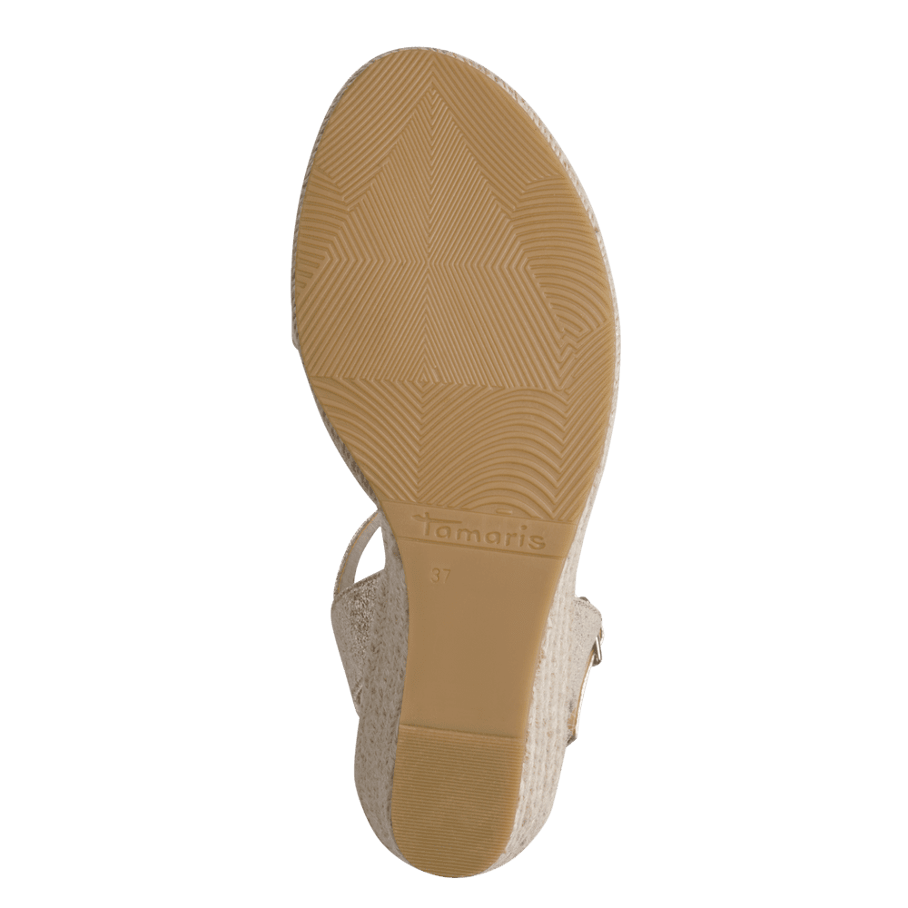 Sandale Cu Platforma Stefania Light Gold - Tamaris
