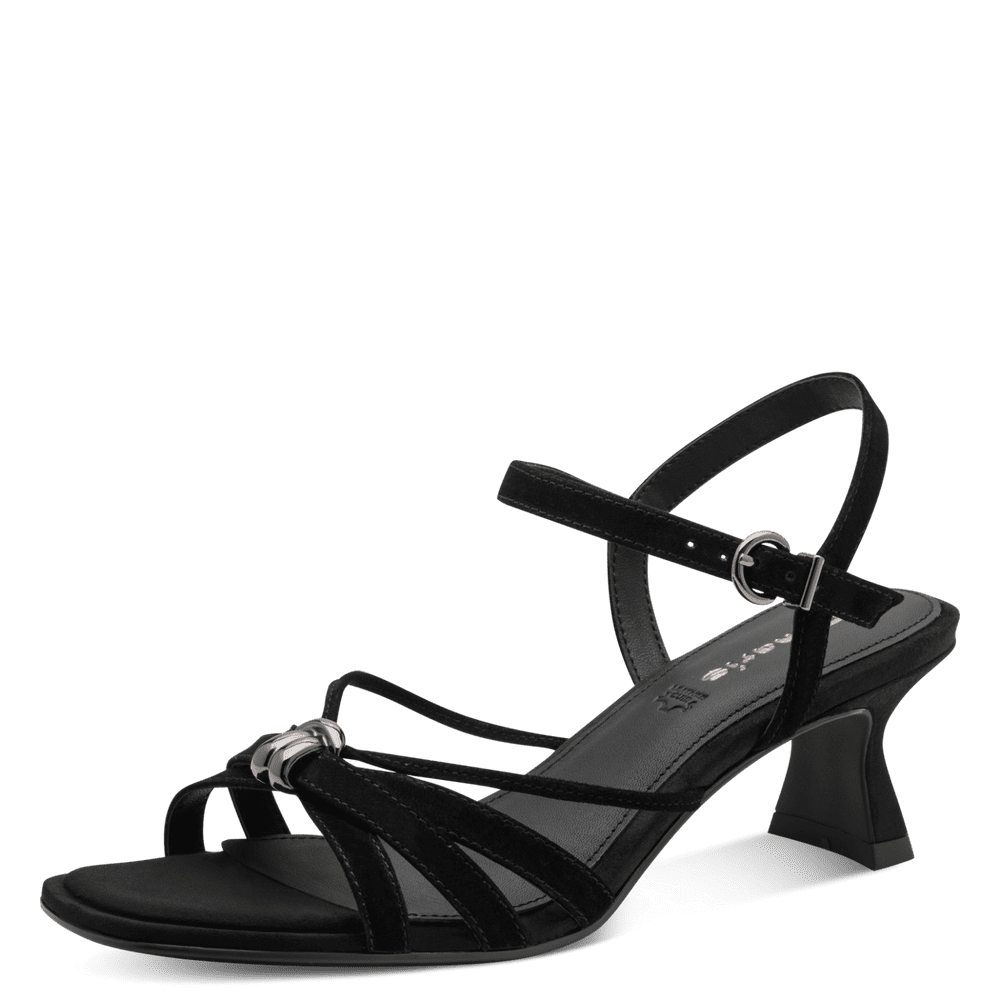 Sandale Piele Naturala Ariana Black - Tamaris