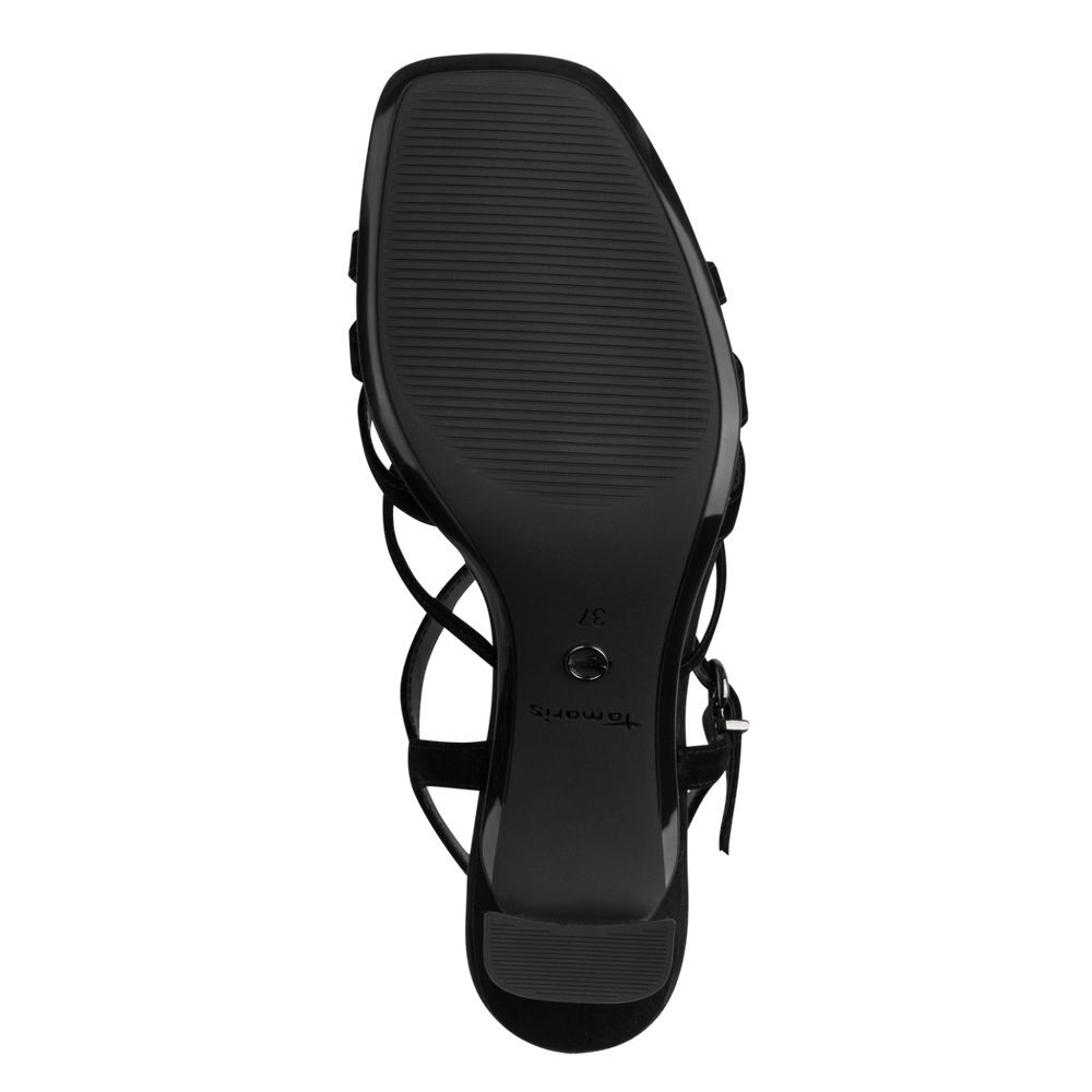 Sandale Piele Naturala Ariana Black - Tamaris