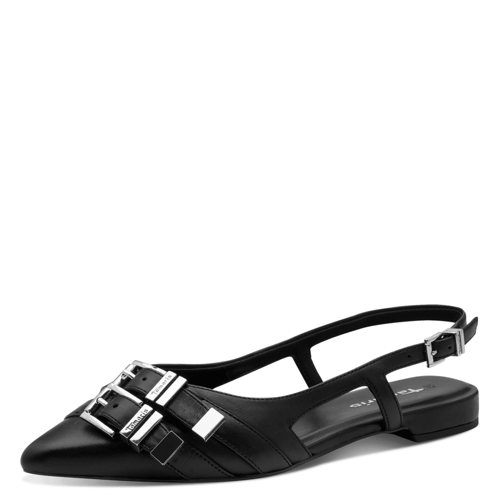 Pantofi Piele Naturala You Black - Tamaris